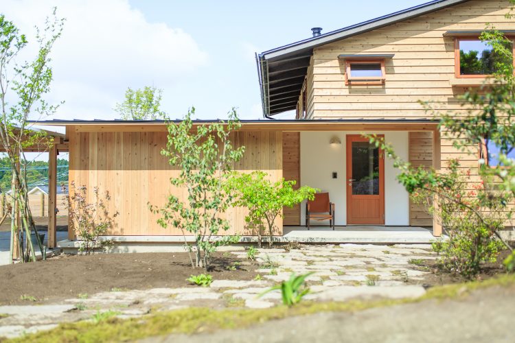 春山の木の家外観_sinkenstyle