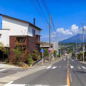 桜島の見える家