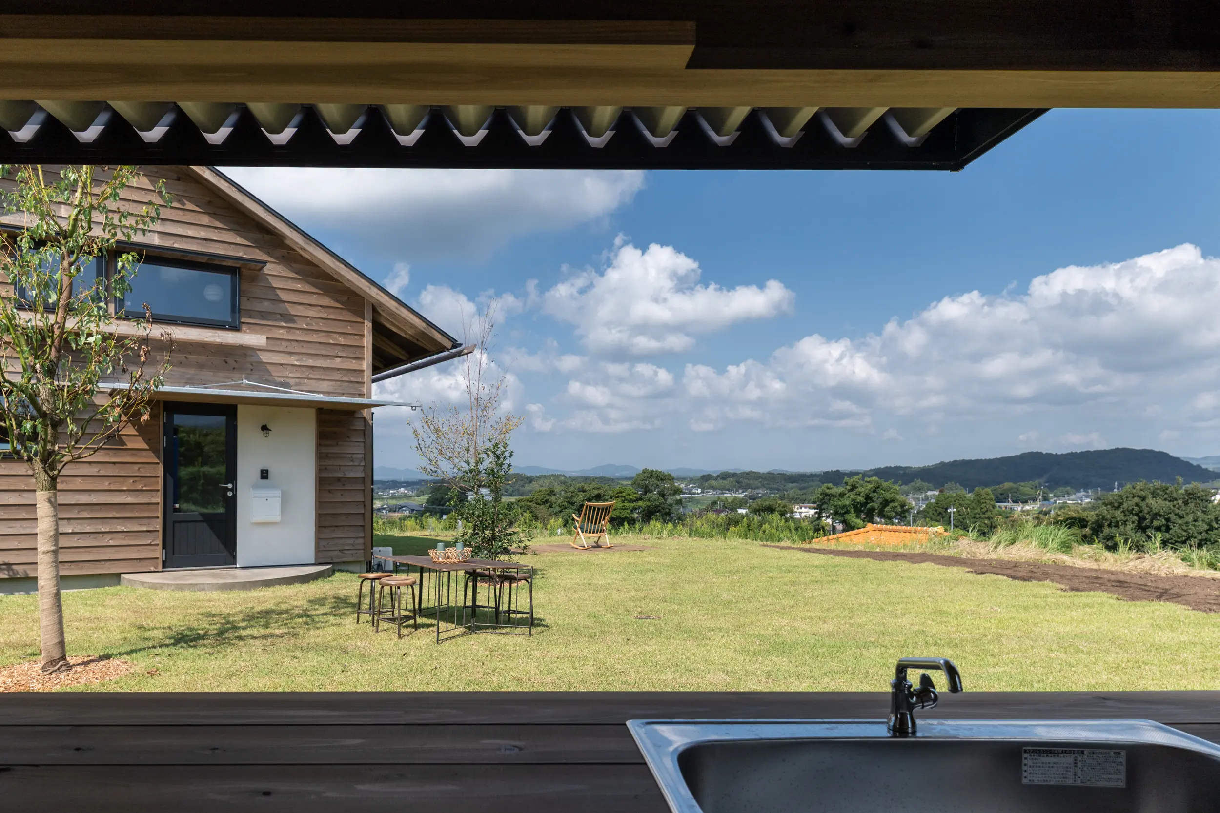 外キッチンから眺める絶景