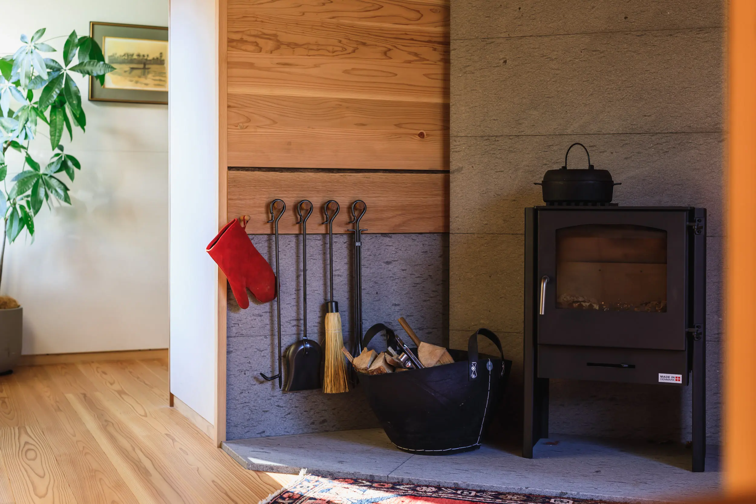 コンパクトなストーブ