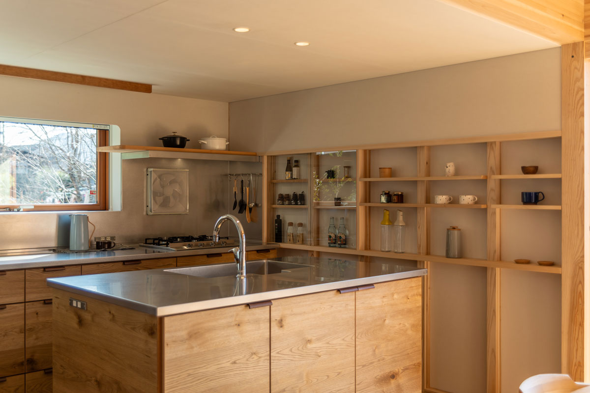 使い勝手のいいオリジナルキッチン