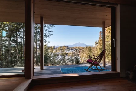 絶景の霧島を取り込む